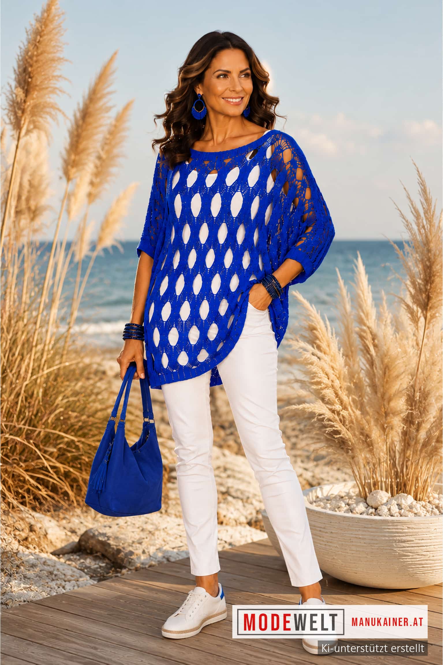 NetzPulli BellaDonna Blue |Gr. UNI 36-48|, Anr.: 4331 – Bild 7