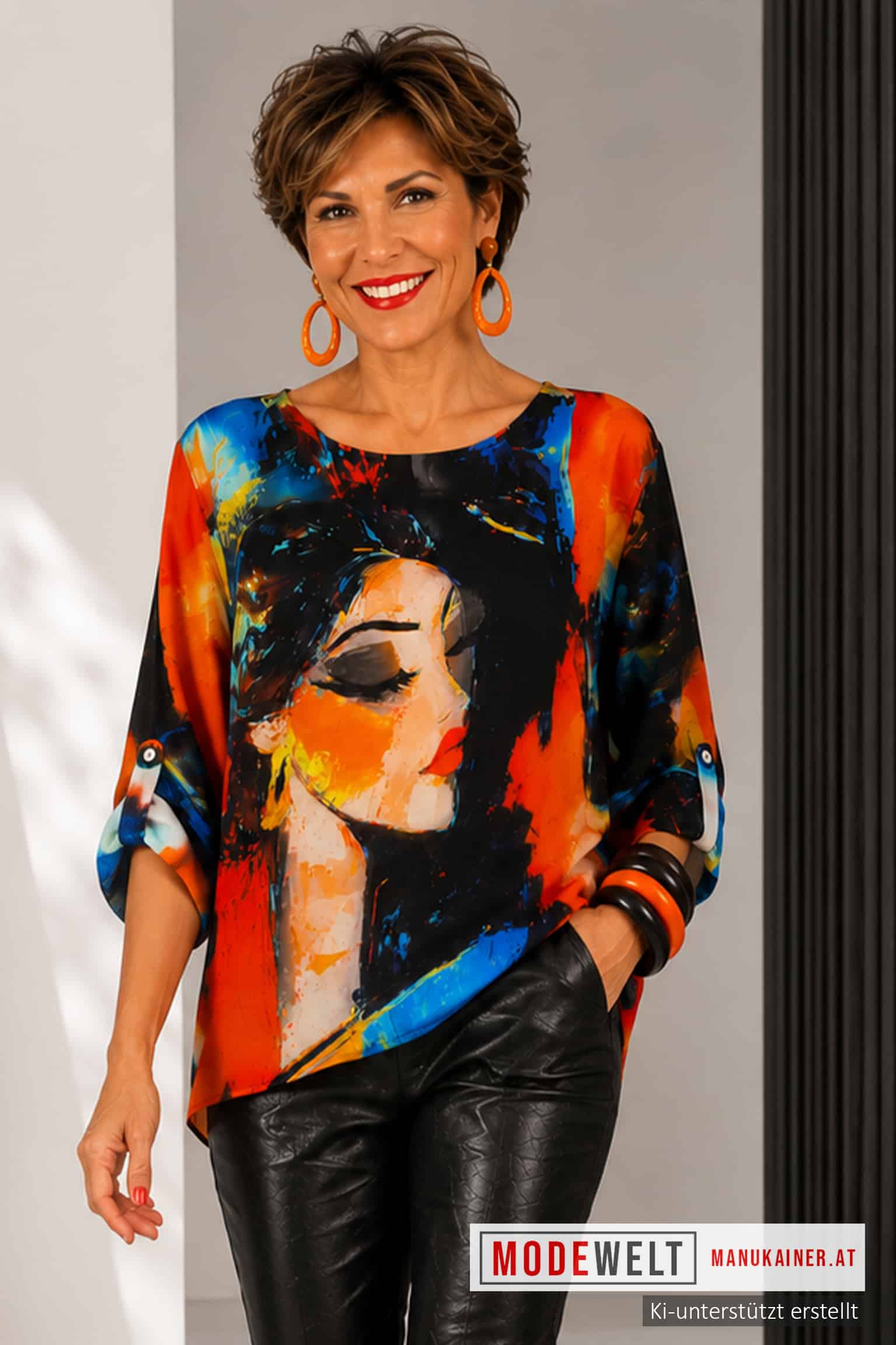 SeidenfeelBlusenShirt Lady Powerful |Gr. UNI 38-48+|, Anr.: 4340