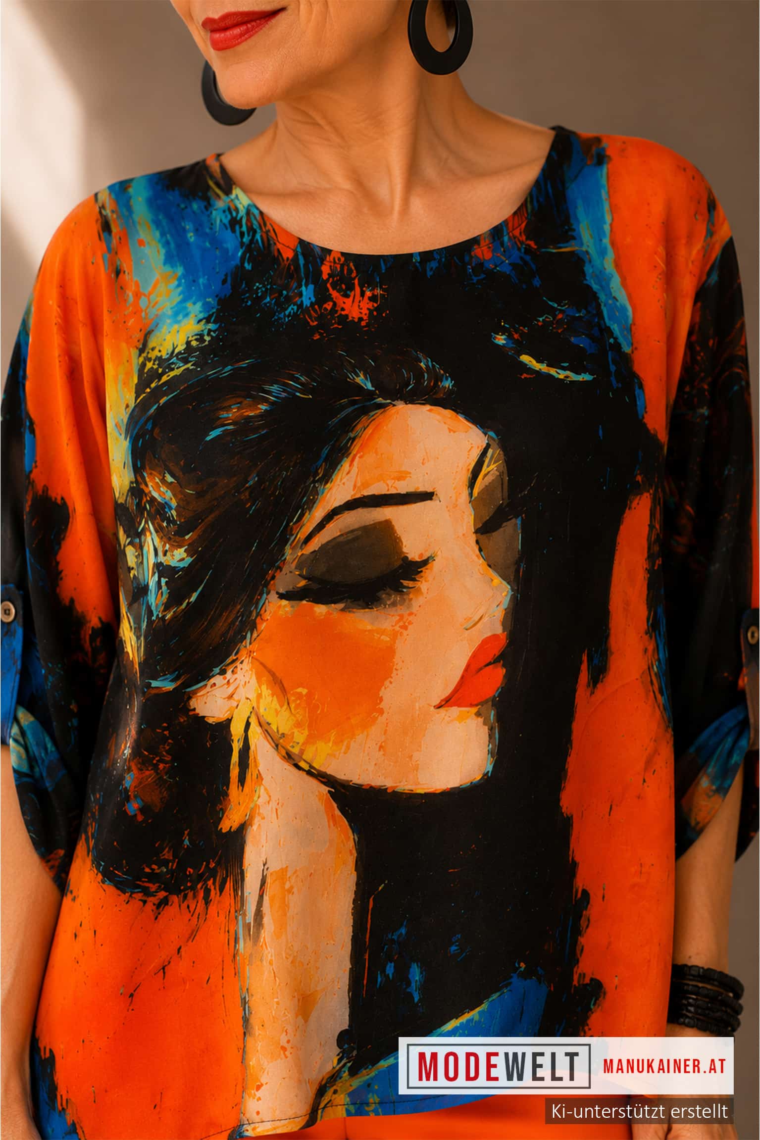 SeidenfeelBlusenShirt Lady Powerful |Gr. UNI 38-48+|, Anr.: 4340 – Bild 7
