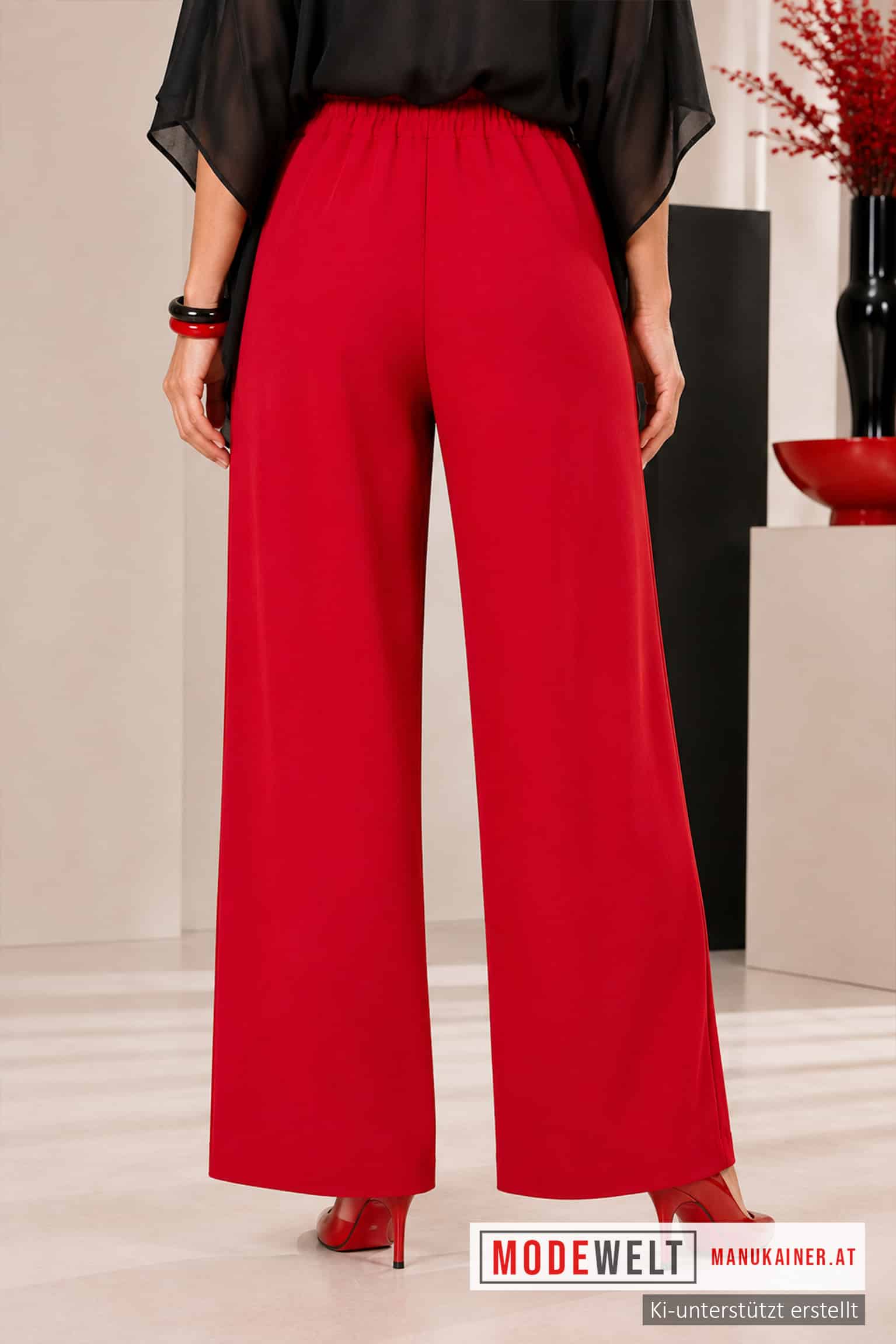 TrendHose Stacy, Rosso |Gr. UNI 40-48|, Anr.: 4345 – Bild 2