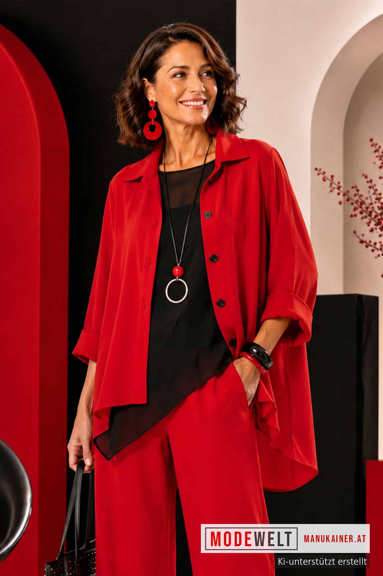 TrendJacke Flamenco Star Rosso |Gr. UNI 40-48+|, Anr.: 4346