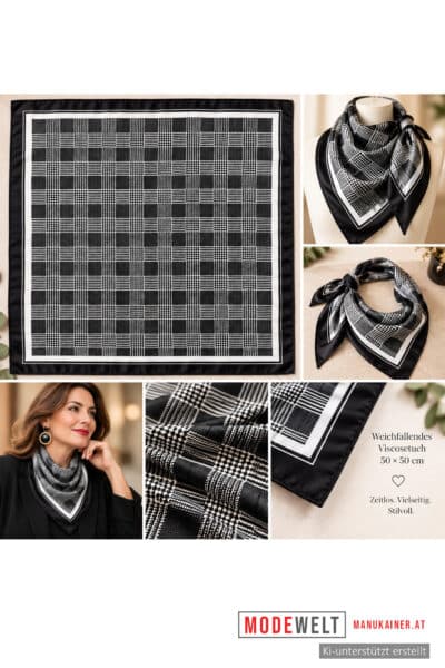 Viskosetuch Black&White, Anr.: 4352