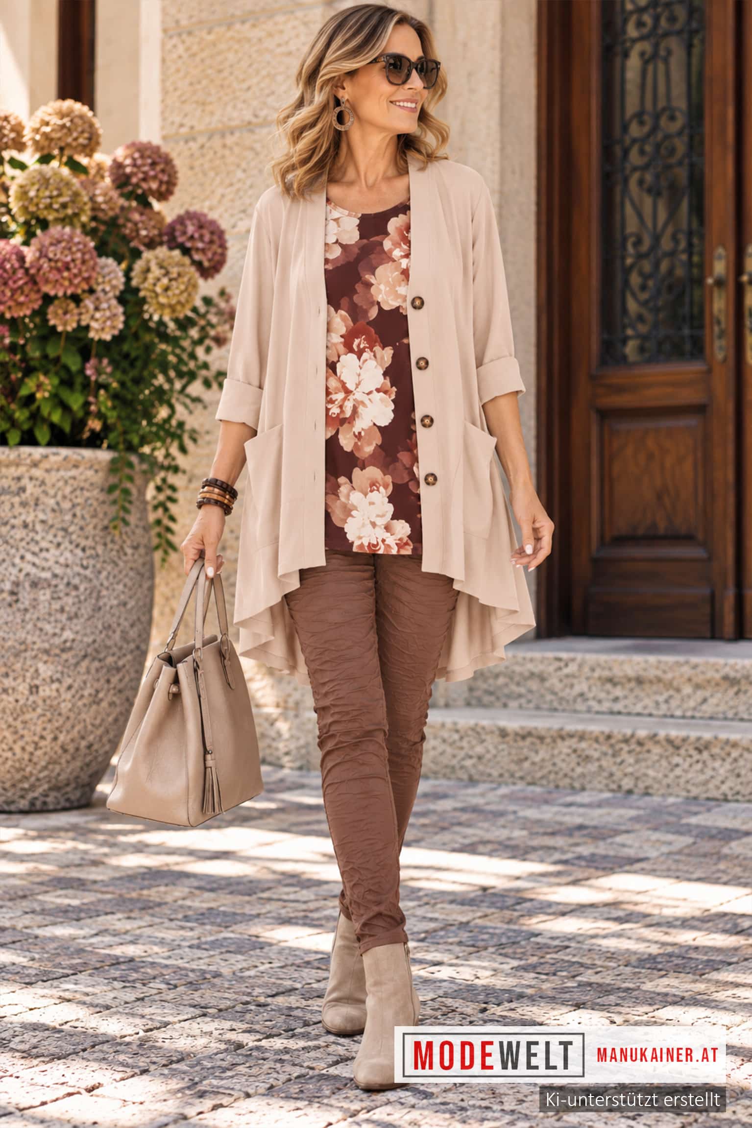 SweaterWeste Flow Beige |Gr. UNI 36-48+|, Anr.: 4357 – Bild 4