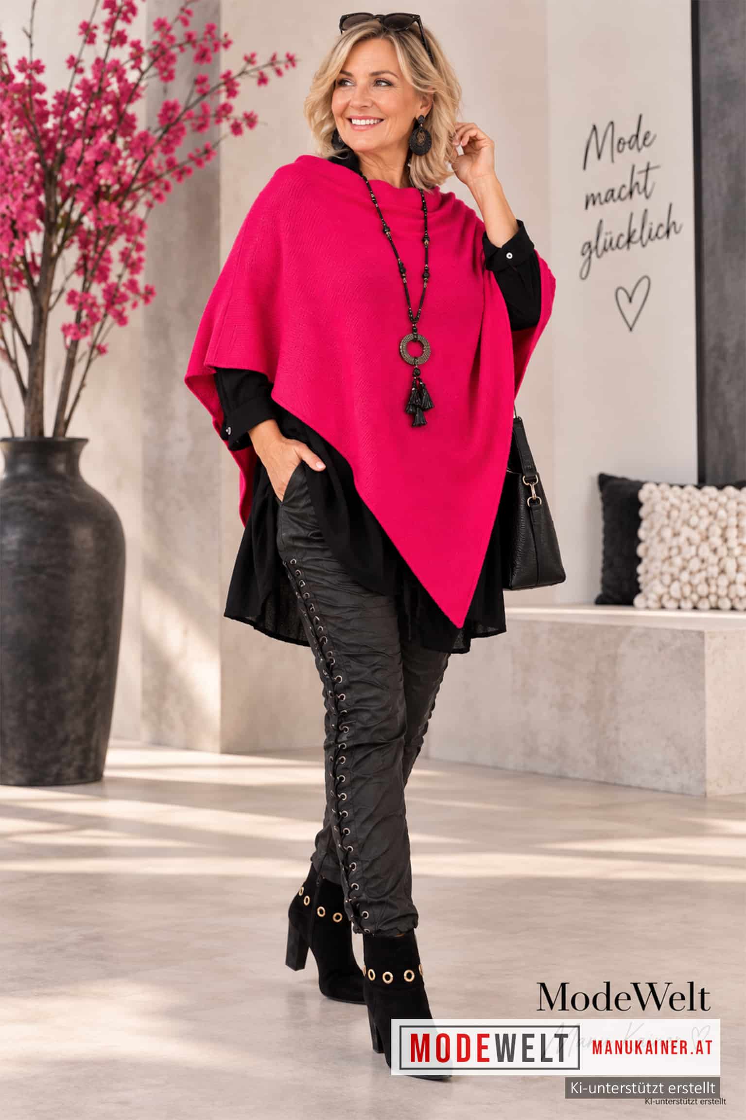 Poncho CAMILLA PINK |Gr. UNI 38-48|, Anr.: 4361 – Bild 2