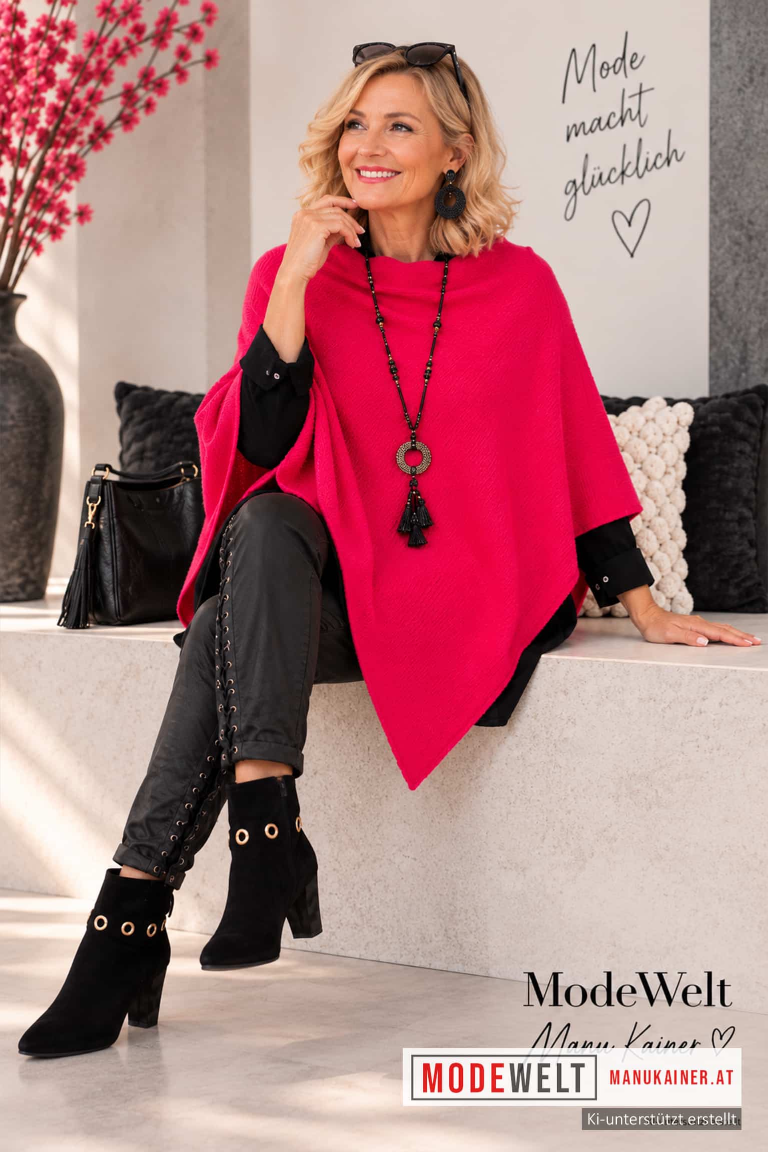 Poncho CAMILLA PINK |Gr. UNI 38-48|, Anr.: 4361 – Bild 3