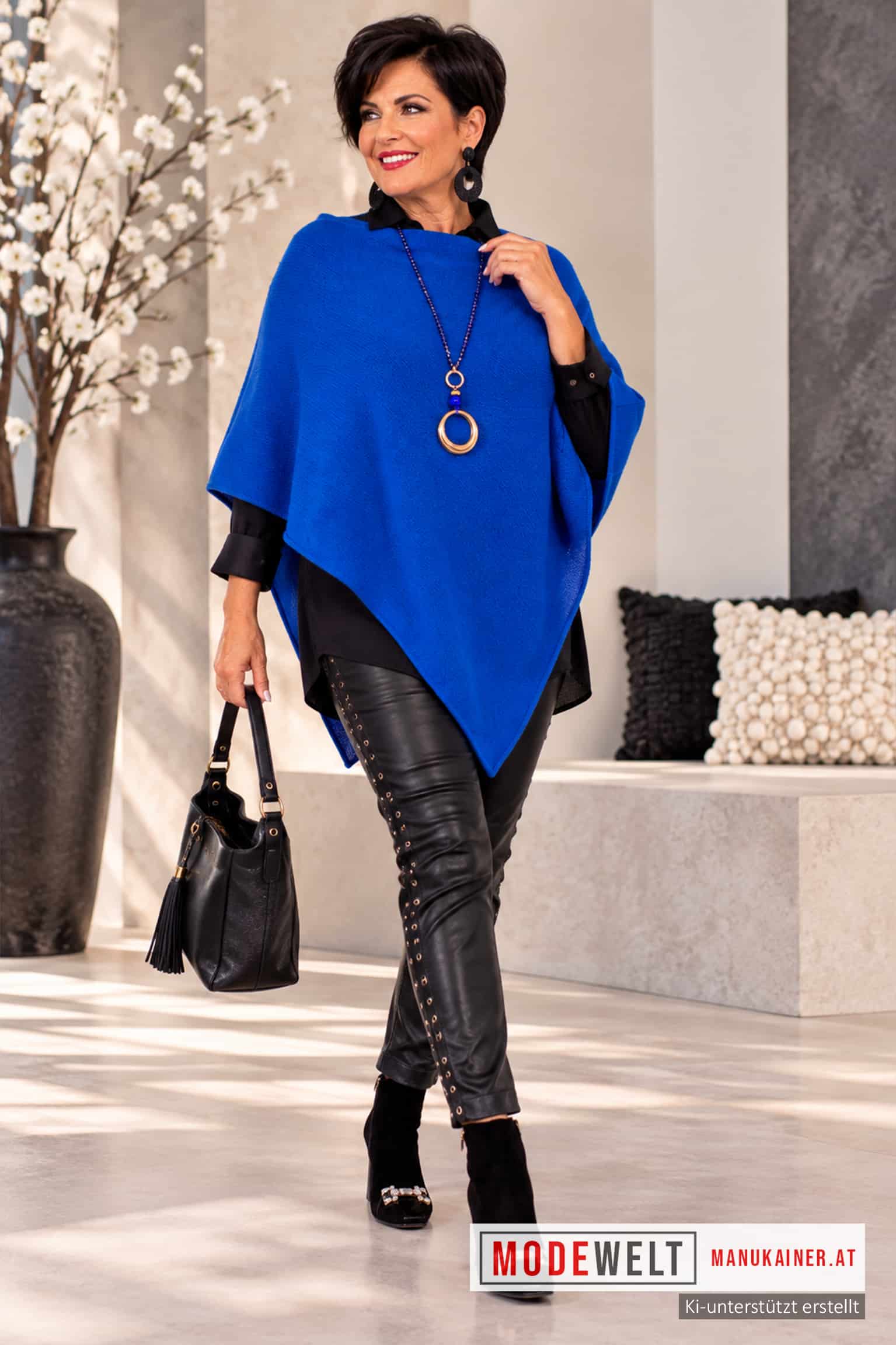 Poncho CAMILLA ROYALBLAU|Gr. UNI 36-48|, Anr.: 4362 – Bild 4