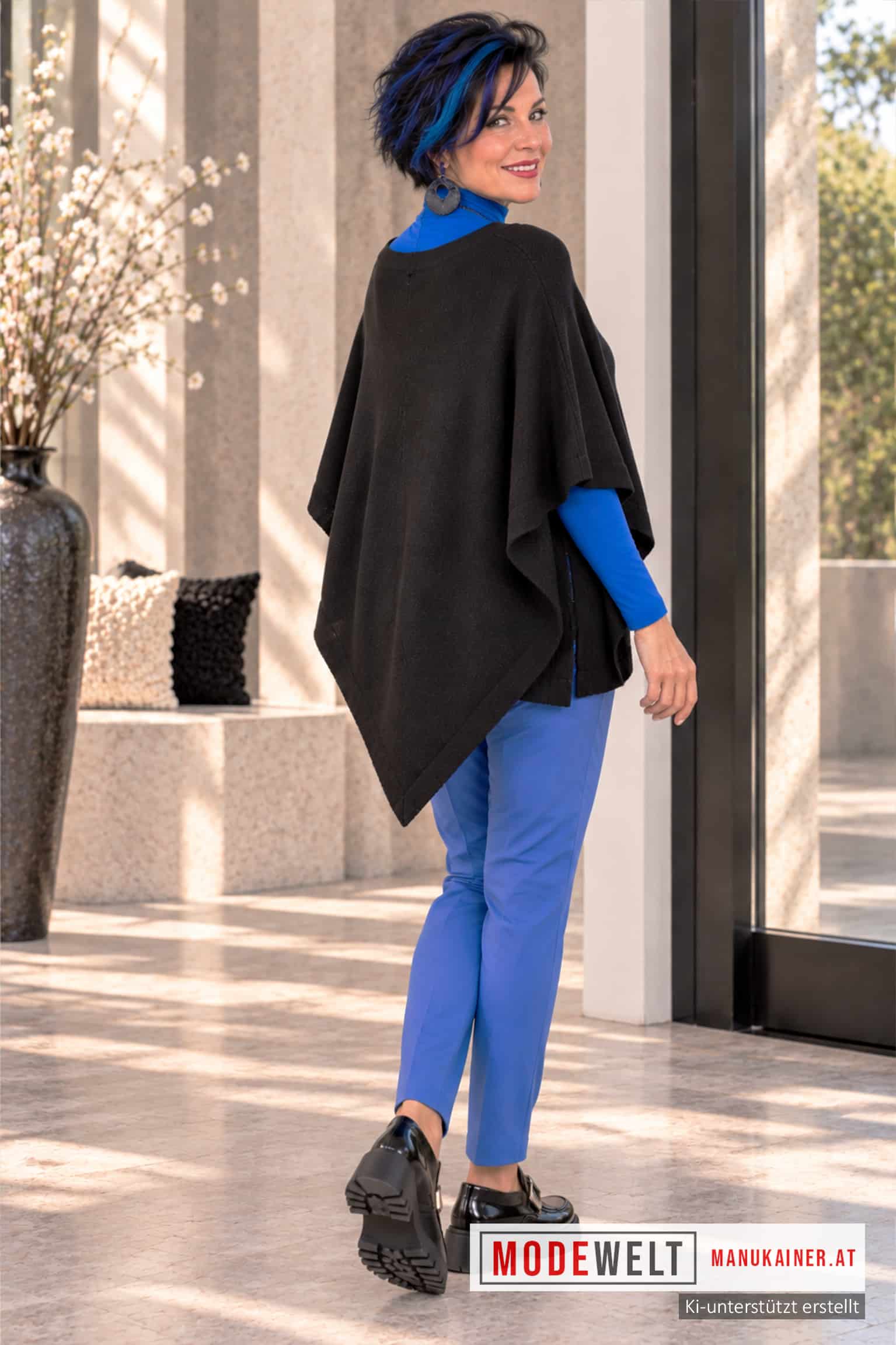 Poncho CAMILLA BLACK |Gr. UNI 38-48+|, Anr.: 4363 – Bild 4