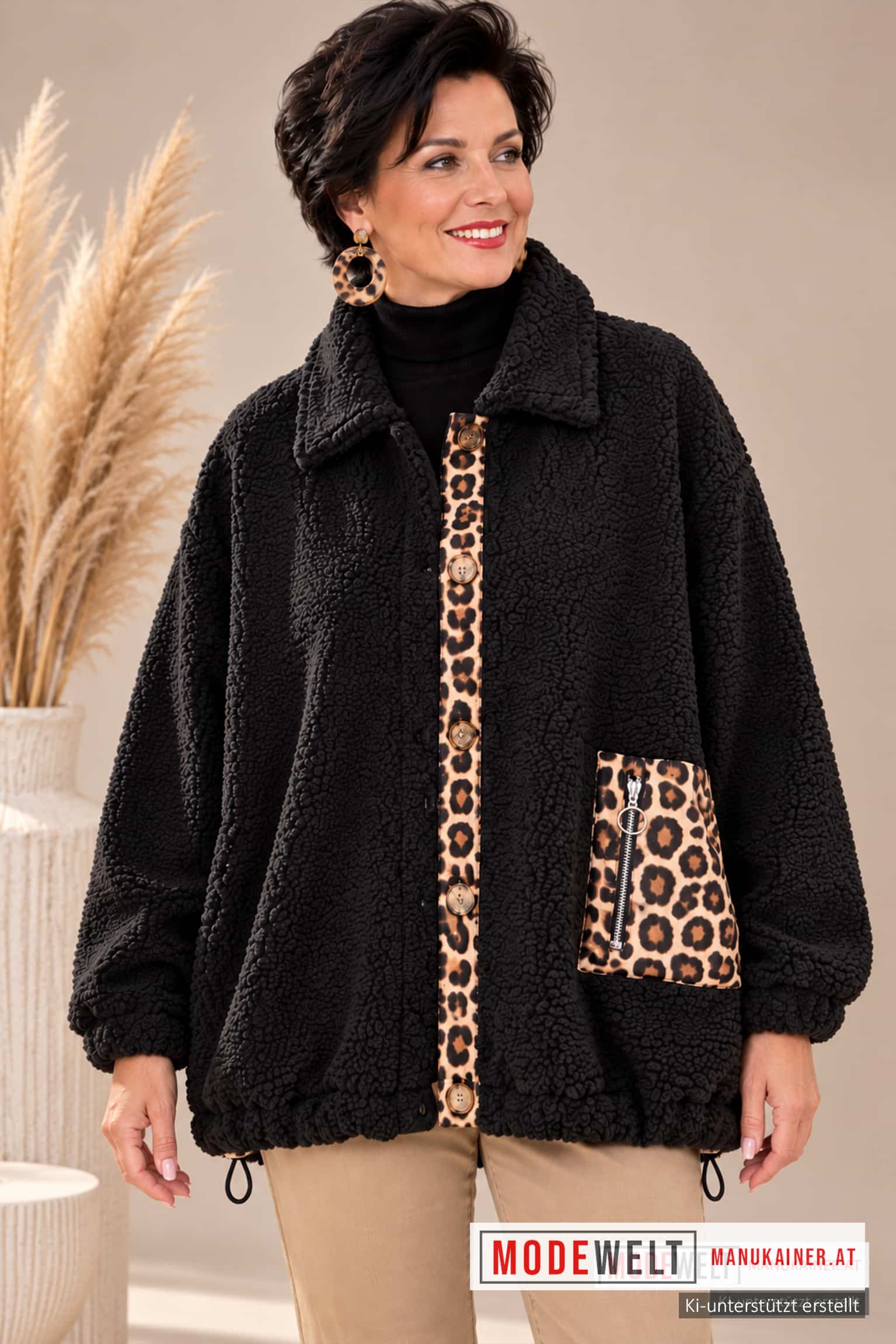 TeddyJacke Wild Romance |Gr. UNI 42-48+|, Anr.: 4373