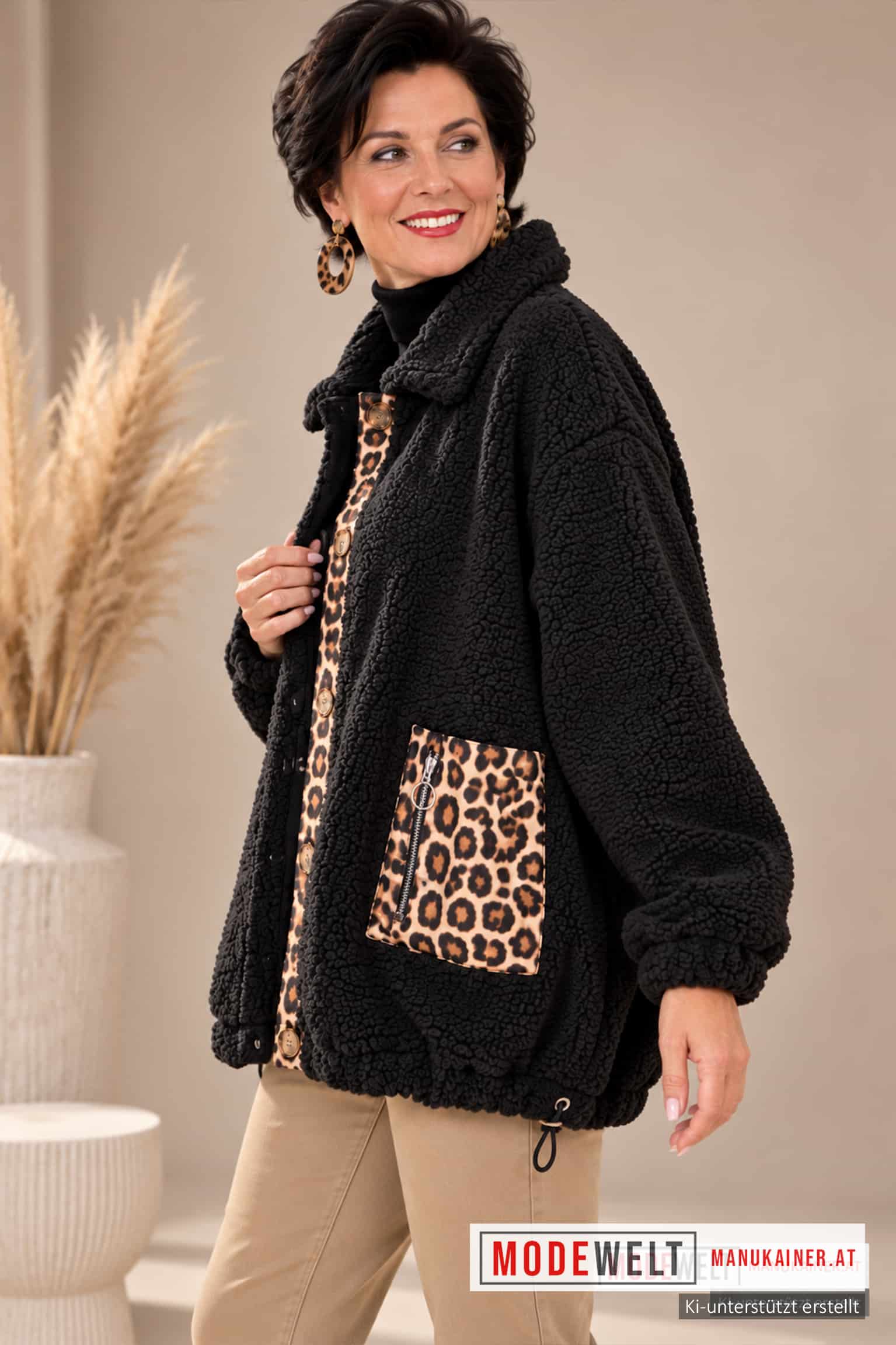 TeddyJacke Wild Romance |Gr. UNI 42-48+|, Anr.: 4373 – Bild 2