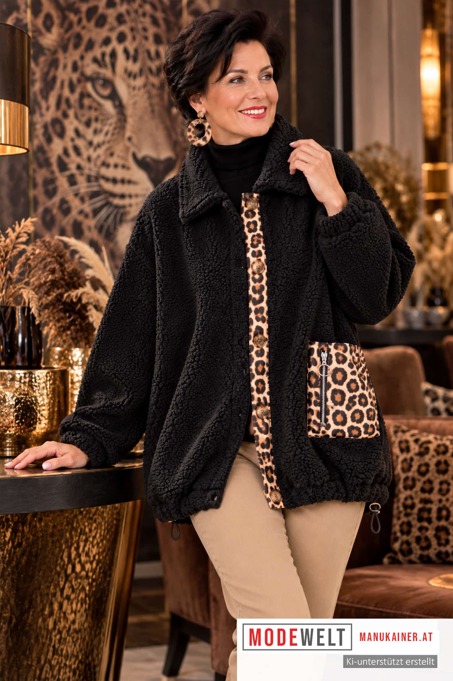 TeddyJacke Wild Romance |Gr. UNI 42-48+|, Anr.: 4373 – Bild 6
